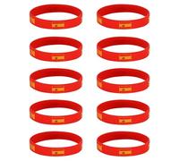 Ywmsfl 10 Piece Soccer Tournament Wristbands Bangles with Participating National Flags for Supporters Fan Gift Flag Bracelets