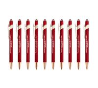 Ywmsfl 10Pcs ABS Retractable Ballpoint Pens Bible Quotes Ballpoint Pens for Students Adult Encouragement and Daily Journaling Student Pen