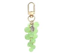 Ywmsfl Cartoon Grape Key Chain for Women Colorful Fruit Keyring Bag Car Holder Backpack Pendant Keychain Jewelry Accessories