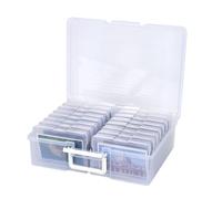 Ywmsfl Closed Storage Container Stackable Clear Pattern Perfect for Seasonal Items Clothes or Home Organization Sealable Photo Storage Container