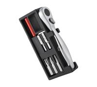 Ywmsfl Compacts Cycling Mechanics Ratchets Wrench Set Reinforced Nylon Body Alloy Steel for Efficient Bicycles Repairs Bike Repair Hexes Ratchets Set