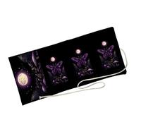 Ywmsfl Fascinating Grape Butterfly Themed Tarot Storage Pouches Sturdy Linen Materials Carrying Bag Tarots Accessory Magical Decors Bag