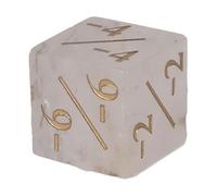 Ywmsfl Handicraftsman Constructed Preciousstone Math Die Highlighting Rimed Cracks for Educational Entertainment and Crystal Appreciation Individualized Play Antiques