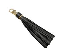 Ywmsfl Handmade Tassels Keychain Bag Charm Stylish PU Leather Tassels Keychain Pendant With Metal Rings For Secure Attachment