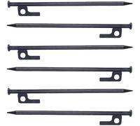 Ywmsfl Heavy Type Steel Camping Stakes for Tents Sand Beach Rustproofed Secure Ground Anchors Wind Resistance Beach Camping Stakes