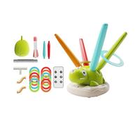 Ywmsfl Kids Sport Activity Dinosaur Launching Toy for Motor Skill Jumping Challenge Rings Toss and Fun Party Gathering Activity Fine Motor Skill Toy for Children