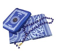 Ywmsfl Lightweight Islamics Prayer Rug for Travel Foldable Mat with Compasses and Beads Included for Outdoor Worship Foldable Islamics Carpet