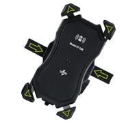 Ywmsfl Motorcycle Phone Mount 18W Charging Aluminum Alloy & Quick-Release Anti-Slip Grip for Secure Riding Against Slip Polyurethane Motorbike Phone Holder