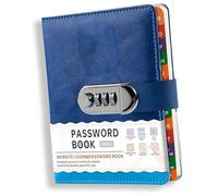 Ywmsfl Password Protected Diary Notebook with Thick Cover 60 Pages Premium Paper Great for Offices and Travel Use Ciphered Address Book