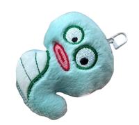 Ywmsfl Playful Big Eyed Snake Plush Accessory Playful Cartoon Styles Snake Pendant Keychain with Bright Colors and Soft Texture