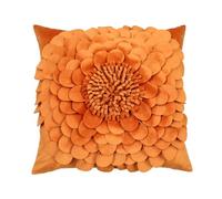 Ywmsfl Soft Florals Embellished Pillow Cover Polyester Construction Comfortable Atmospheres for Various Setting Polyester Construction Comfortable Atmospheres for Various Setting