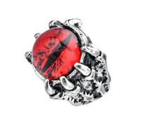 Ywmsfl Unique Wolf Paw Demons Eye Shape Adjustable for Men Women, Alloy Texture Party Accessories Vintage Rings