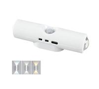 Ywmsfl USB Rechargeable Motion Night Light, Wide Angles 120° Detection, Magnet Mount, Auto On/Off, Adjustable Colors LED Light