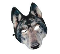 Ywmsfl User Friendly Wolf Disguises with 3D Design Enhancing Realisms EVA Texture Suitable for Parties Theater Photography Wolf