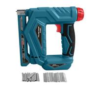 YWNYT 2-in-1 Cordless Brad Nailer Compatible with Makita 18V Battery | Cordless Nail Gun Staple Gun with Depth Adjustment Knob, 1000 Nails and 1000 Staples for Woodworking