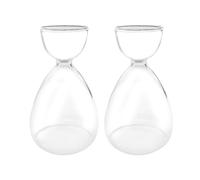 YWNYT Avocado Seed Starter Kit - Glass Vase Growing Planter Pot for Tree Growing, 2-Piece Sprout Starter Plant Gift for Gardening Lovers