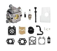 YWNYT MS170 MS180 C1Q-S57A Carburetor Kit for STIHL 017 018 MS 170 180 180C MS170 MS180 MS170C MS180C Chainsaw/Lawn Mowers with Air Filter Tune Up Kit
