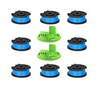 YWNYT Strimmer Spool for Greenworks, Single Cord Spool for Lawn Trimmers 1.65mm String Trimmer Replacement Spool Line Grass Strimmer Line for 24V Greenworks Series (8+2)