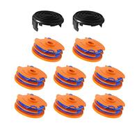 YWNYT WX100 String Trimmer Spool Line for Qualcast GT25 GGT350A1 GT30 GGT450A1, Replacement Trimmer Spool for Worx WG100E WG104E1, 1.65mm x 8.3M
