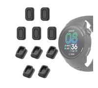 YwonShne 10 Pieces Dust Plug Compatible with COROS PACE Pro/PACE 3/PACE 2/VERTIX 2S/APEX 2 PRO Dust Cover Charger Port Protector Dustproof Case Anti Dust Accessories Black (Pace Pro 10 Pieces Black)