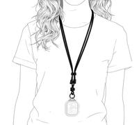 YwonShne Adjustable Crossbody Watch Strap Compatible with Apple Watch 38mm 40mm 41mm 42mm 44mm 45mm 46mm 49mm, Wrist Strap Lanyard for iWatch Series 11 10 9 8 7 6 5 4 3 2 1 SE 3 Ultra 3 (Black, 38mm