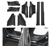 Ywooon 8PCS Door Sill Protector for Model Y Juniper 2025-2026, Front and Rear Door Pedal Kick Protection, Anti-Kick Full Protect Door Entry Cover for Tesla (Not fit 2026 Standard & Performance)
