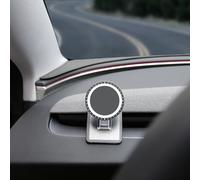 Ywooon Magnetic Car Mount for Tesla Model 3 2024 Highland, Phone Mount compatible with Car Mount,Strongest Magnet Power Phone Holder with Clip 360° Rotation