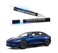 Ywooon Touch Up Paint for Tesla Model Y 3 X S Body Touch Up Paint Scratch Repair Kit,Paint Pen Tip and Brush 2 in 1 Scratch Repair Automotive Scratches Repair Pen Matched for Tesla (Deep Blue)