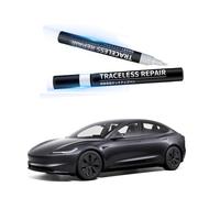 Ywooon Touch Up Paint for Tesla Model Y 3 X S Body Touch Up Paint Scratch Repair Kit,Paint Pen Tip and Brush 2 in 1 Scratch Repair Automotive Scratches Repair Pen Matched for Tesla (Stealth Grey)