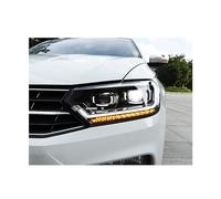 YWOPOZBZ Car Styling Compatible For VW Bora Headlights 2016-2017 For Bora Head Lamp DRL Front Bi-Xenon Lens Double Beam KIT(8000K)