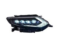 YWOPOZBZ Car Styling Head Lamp Compatible For Nissan X-trail Headlights 2017-2020 Rouge LED Headlight DRL All LED Low Beam High Beam Accessories