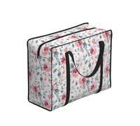 YWPCOIUYB Australian Flora Watercolor Eucalyptus And Blush Flowers,Large Capacity Storage Bag Portable Shopping Bags Reusable Foldable Grocery Bags