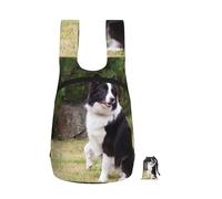 YWPCOIUYB Bad Dog Border Collie, Foldable Storage Backpack Unisex Sackpack Sport Gym Bag Casual Daypack