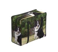 YWPCOIUYB Bad Dog Border Collie,Large Capacity Storage Bag Portable Shopping Bags Reusable Foldable Grocery Bags