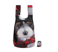 YWPCOIUYB Biewer Terrier Puppies, Foldable Storage Backpack Unisex Sackpack Sport Gym Bag Casual Daypack