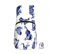 YWPCOIUYB Blues Saxophone Piano Cello Bass, Foldable Storage Backpack Unisex Sackpack Sport Gym Bag Casual Daypack