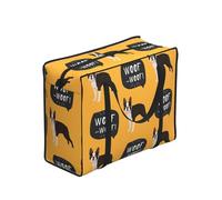 YWPCOIUYB Boston Terrier Puppy Pattern,Large Capacity Storage Bag Portable Shopping Bags Reusable Foldable Grocery Bags