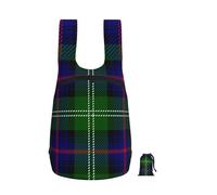 YWPCOIUYB Clan Sutherland Scottish Tartan Plaid, Foldable Storage Backpack Unisex Sackpack Sport Gym Bag Casual Daypack