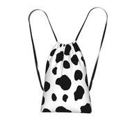 YWPCOIUYB Cow Spots, Drawstring Sackpack Unisex String Bag Sport Gym Bag Casual Daypack Foldable Drawstring Backpack