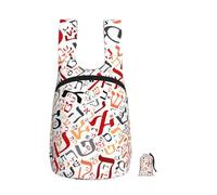 YWPCOIUYB Creative Hebrew Alphabet Dust, Foldable Storage Backpack Unisex Sackpack Sport Gym Bag Casual Daypack
