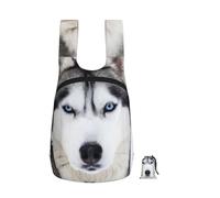 YWPCOIUYB Cute Husky, Foldable Storage Backpack Unisex Sackpack Sport Gym Bag Casual Daypack