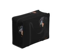 YWPCOIUYB Doberman Pinscher Pets Dogs Black Dogs Doberman,Large Capacity Storage Bag Portable Shopping Bags Reusable Foldable Grocery Bags