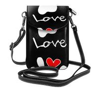 YWPCOIUYB Dog Footprint Paw Love, Small Crossbody Bags, Cell Phone Purses For Women - PU Leather Cellphone Wallet With Credit Card Slots