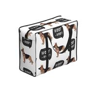 YWPCOIUYB Dog German Shepherd,Large Capacity Storage Bag Portable Shopping Bags Reusable Foldable Grocery Bags