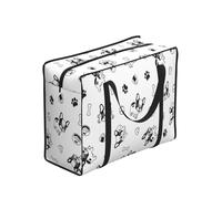 YWPCOIUYB Dog Pattern Boston Terrier,Large Capacity Storage Bag Portable Shopping Bags Reusable Foldable Grocery Bags