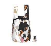YWPCOIUYB Dog Paws Bernese Mountain Dog, Foldable Storage Backpack Unisex Sackpack Sport Gym Bag Casual Daypack