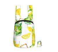 YWPCOIUYB Drink Cocktail Lemon Ice, Foldable Storage Backpack Unisex Sackpack Sport Gym Bag Casual Daypack
