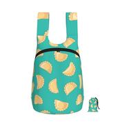 YWPCOIUYB Dumplings Pierogi Varenyky Pelmeni Food And Drink, Foldable Storage Backpack Unisex Sackpack Sport Gym Bag Casual Daypack