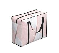 YWPCOIUYB Elegant Girly Rose Gold Glitter & White Marble,Large Capacity Storage Bag Portable Shopping Bags Reusable Foldable Grocery Bags