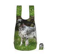 YWPCOIUYB English Setter Lawn Pets Dogs English Setter, Foldable Storage Backpack Unisex Sackpack Sport Gym Bag Casual Daypack